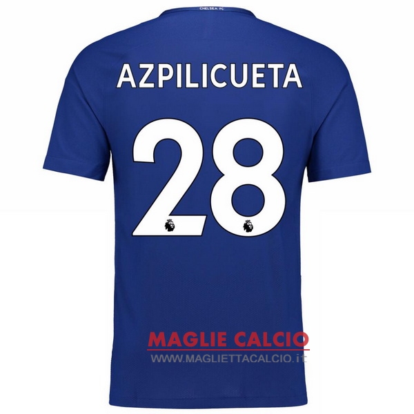 nuova maglietta chelsea 2017-2018 azpilicueta 28 prima